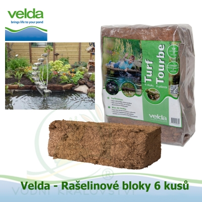 Velda - Rašelinové bloky 6 kusů, pro redukci řas