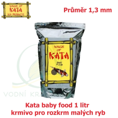 Kata baby food 1 litr - krmivo pro rozkrm malych ryb 1,3 mm