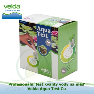 Profesionální test kvality vody na Měď - Velda Aqua Test Cu