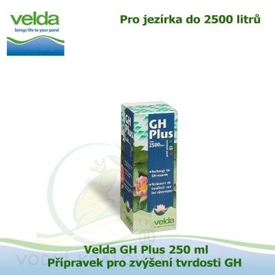 Velda GH Plus 250 ml - Přípravek pro zvýšení tvrdosti GH  pro jezírka do 2500 litrů