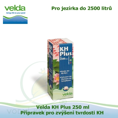 Velda KH Plus 250 ml - Přípravek pro zvýšení tvrdosti KH  pro jezírka do 2500 litrů