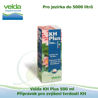 Velda KH Plus 500 ml - Přípravek pro zvýšení tvrdosti KH  pro jezírka do 5000 litrů