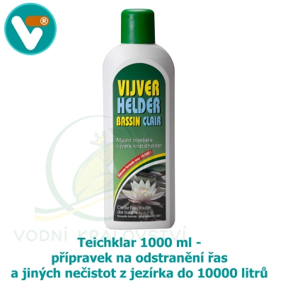 Teichklar 1000 ml - přípravek na odstranění řas a jiných nečistot z jezírka do 10000 litrů
