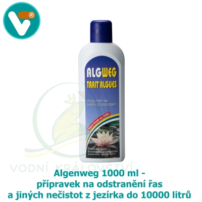 Algenweg 1000 ml - přípravek na odstranění řas a jiných nečistot z jezírka do 10000 litrů 