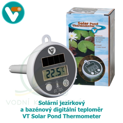 Solární jezírkový a bazénový digitální teploměr - VT Solar Pond Thermometer 