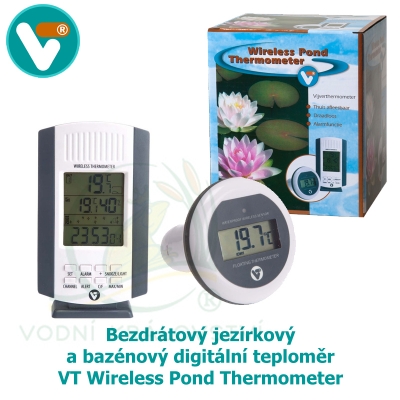 Bezdrátový jezírkový a bazénový digitální teploměr - VT Wireless Pond Thermometer 