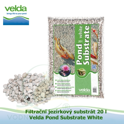 Filtrační jezírkový substrát 20 l - Velda Pond Substrate White