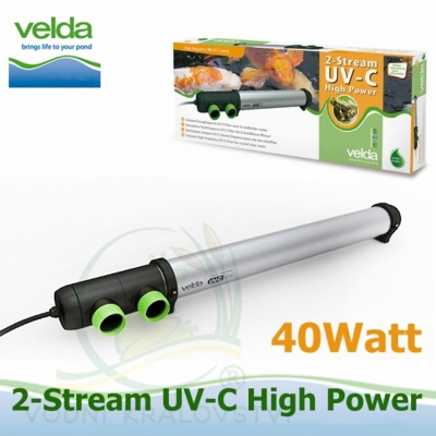 Velda UVC 2-Stream High Power 40 Watt Reflex, účinnost až 160 watt