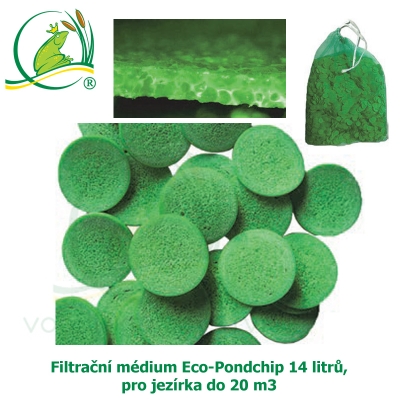 Filtrační médium Eco-Pondchip 14 litrů, pro jezírka do 20 m3