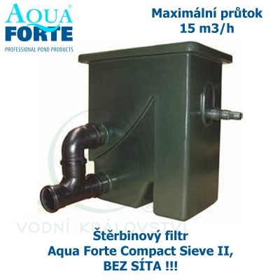 Štěrbinový filtr Aqua Forte Compact Sieve II, bez síta