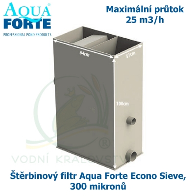 Štěrbinový filtr Aqua Forte Econo Sieve, 300 mikronů
