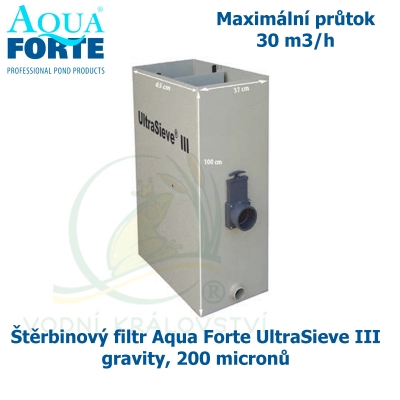 Štěrbinový filtr Aqua Forte UltraSieve III gravity, 200 micronů