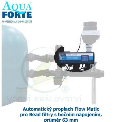 Automatický proplach Flow Matic pro Bead filtry s bočním napojením, průměr 63 mm