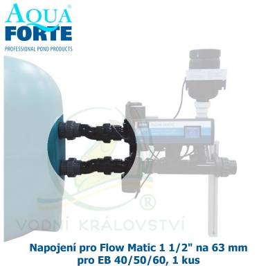 Napojení pro Flow Matic 1 1/2" na 63 mm pro EB 40/50/60, 1 kus