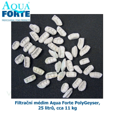Filtrační médim Aqua Forte PolyGeyser, 25 litrů, cca 11 kg