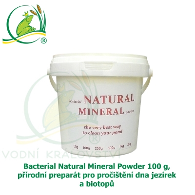 Bact. Natural Mineral Powder 100 g, přírodní preparát pro pročištění dna jezírek a biotopů