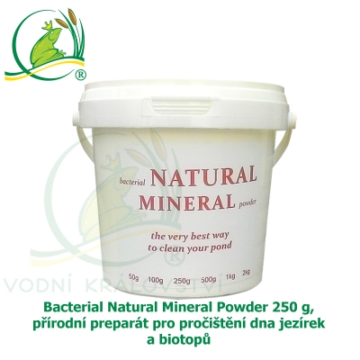 Bact. Natural Mineral Powder 250 g, přírodní preparát pro pročištění dna jezírek a biotopů