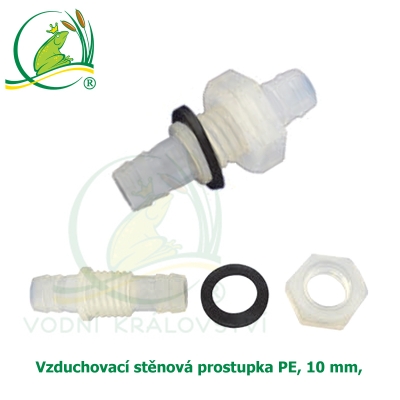 Vzduchovací stěnová prostupka PE, 10 mm, 