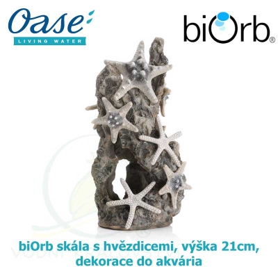 biOrb skála s hvězdicemi, výška 21cm, dekorace do akvária