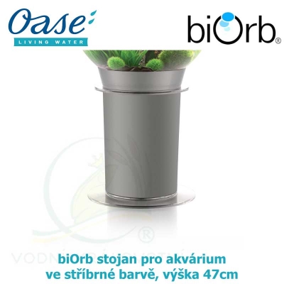 biOrb stojan pro akvárium ve stříbrné barvě, výška 47cm 