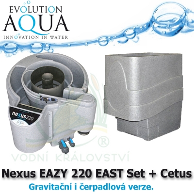 Nexus EAZY 220 EAST Set + Cetus - Gravitační i čerpadlová verze