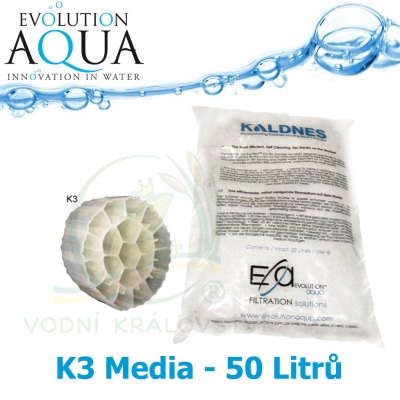 Evolution Aqua K3 filtrační médium 50 litrů