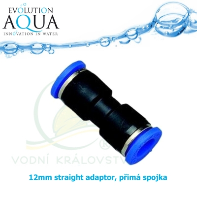 12mm straight adaptor, přimá spojka