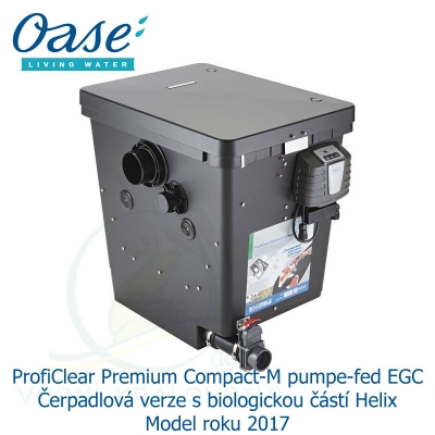 ProfiClear Premium Compact-M pump-fed EGC - Čerpadlová verze s biologickou částí Helix Model roku 2017