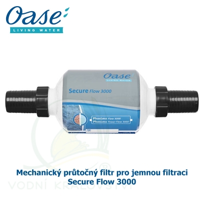Mechanický průtočný filtr pro jemnou filtraci - Secure Flow 3000