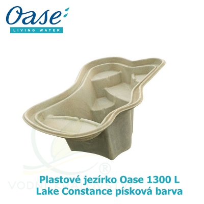 Plastové jezírko Oase 1300 L - Lake Constance písková barva