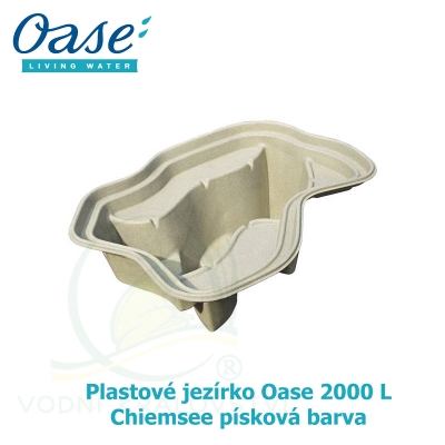 Plastové jezírko Oase 2000 L - Chiemsee písková barva