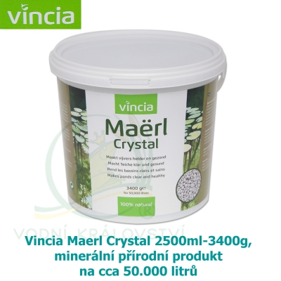 Vincia Maerl Crystal 2500ml-3400g, minerální přírodní produkt na cca 50.000 litrů