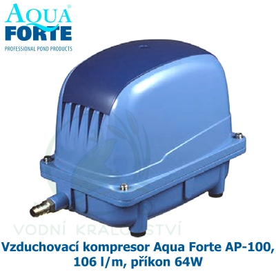 Vzduchovací kompresor Aqua Forte AP-100, 106 l/m, příkon 64W