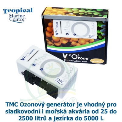 TMC V2 Ozon generátor 25 - 250 mg, vhodný pro sladkovodní i mořská akvária od 25 do 2500 litrů a jezírka do 5000 L