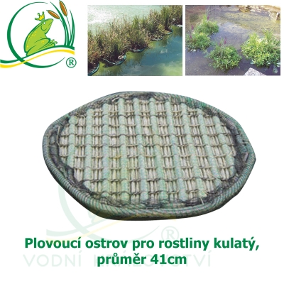 Plovoucí ostrov pro rostliny kulatý, průměr 41cm