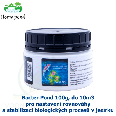 Bacter Pond 100g, do 10m3 - pro nastavení rovnováhy a stabilizaci biologických procesů v jezírku