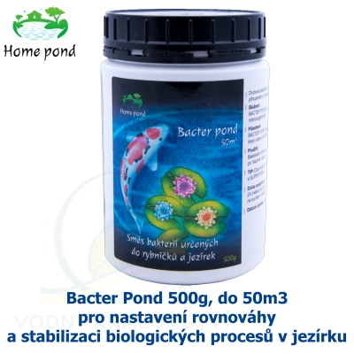 Bacter Pond 500g, do 50m3 - pro nastavení rovnováhy a stabilizaci biologických procesů v jezírku