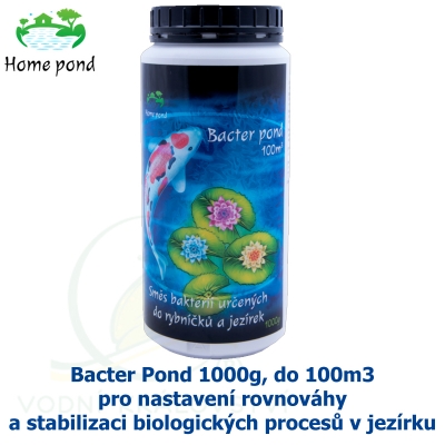 Bacter Pond 1000g, do 100m3 - pro nastavení rovnováhy a stabilizaci biologických procesů v jezírku