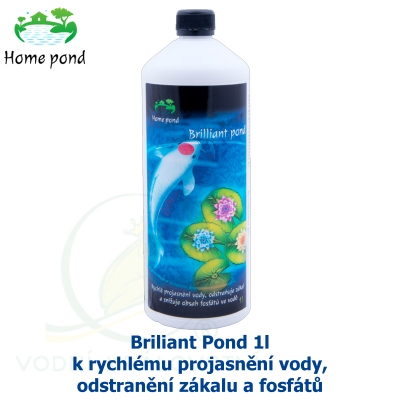 Briliant Pond 1l - k rychlému projasnění vody, odstranění zákalu a fosfátů