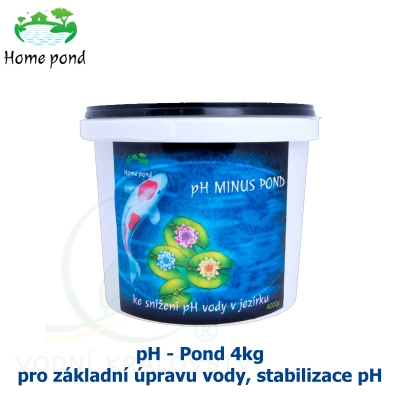 pH - Pond 4kg - pro základní úpravu vody, stabilizace pH