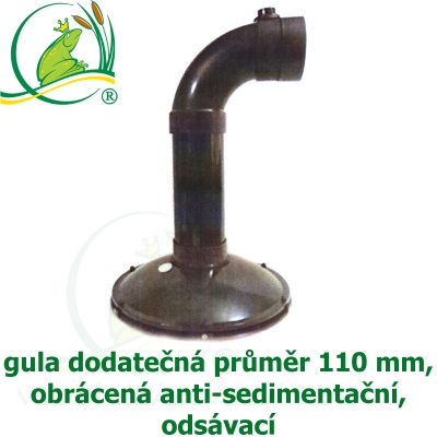 Gula jezírková průměr 110 mm, dodatečná, reversní