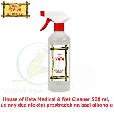 House of Kata Medical & Net Cleaner 500 ml, účinný dezinfekční prostředek na bázi alkoholu
