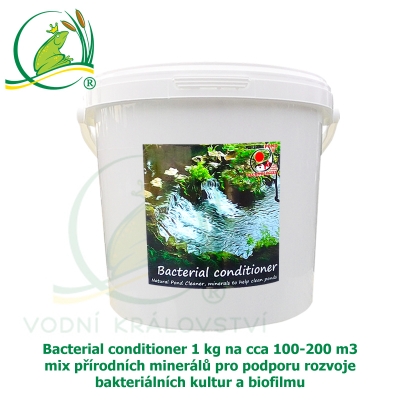 Bacterial conditioner 1 kg na cca 100-200 m3, minerály pro tvorbu optimálního biofilmu a dočištění dna zahradního jezírka