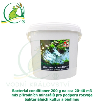 Bacterial conditioner 200 g na cca 20-40 m3, minerály pro tvorbu optimálního biofilmu a dočištění dna zahradního jezírka