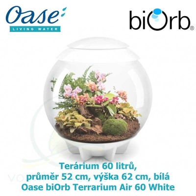 Oase biOrb Air white - Terárium 56cm x 50cm, bílá