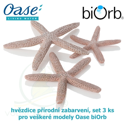 biOrb hvězdice přírodní zabarvení, 3 kusy, dekorace do akvária-48357