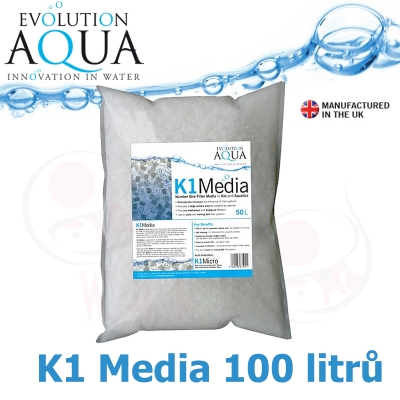 Evolution Aqua Kaldnes K1 media 100 litrů