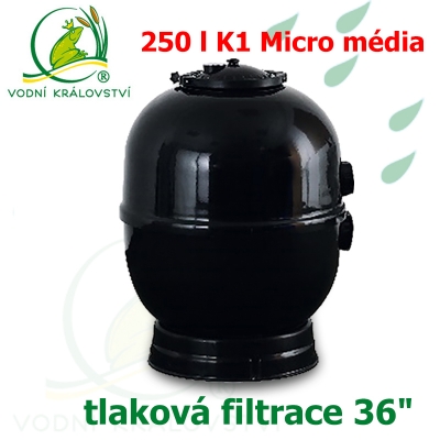 Tlaková filtrace 36", pro 50-250 m3, 250 l K1 Micro