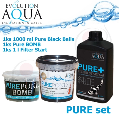 Pure set, bacterial set Pure BOMB + Pure 1000 + Pure Gel 1 litr