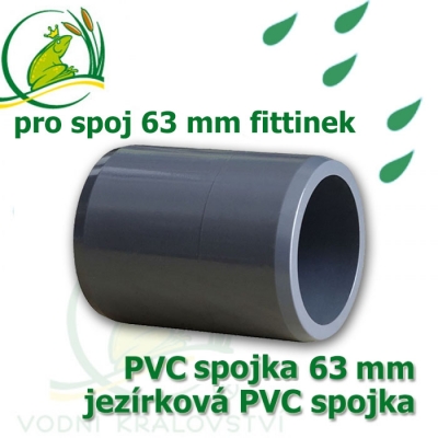 PVC spojka 63 mm trubková